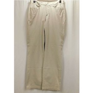 Rider's Womens 8 Medium Pants Khakis Cotton Spande